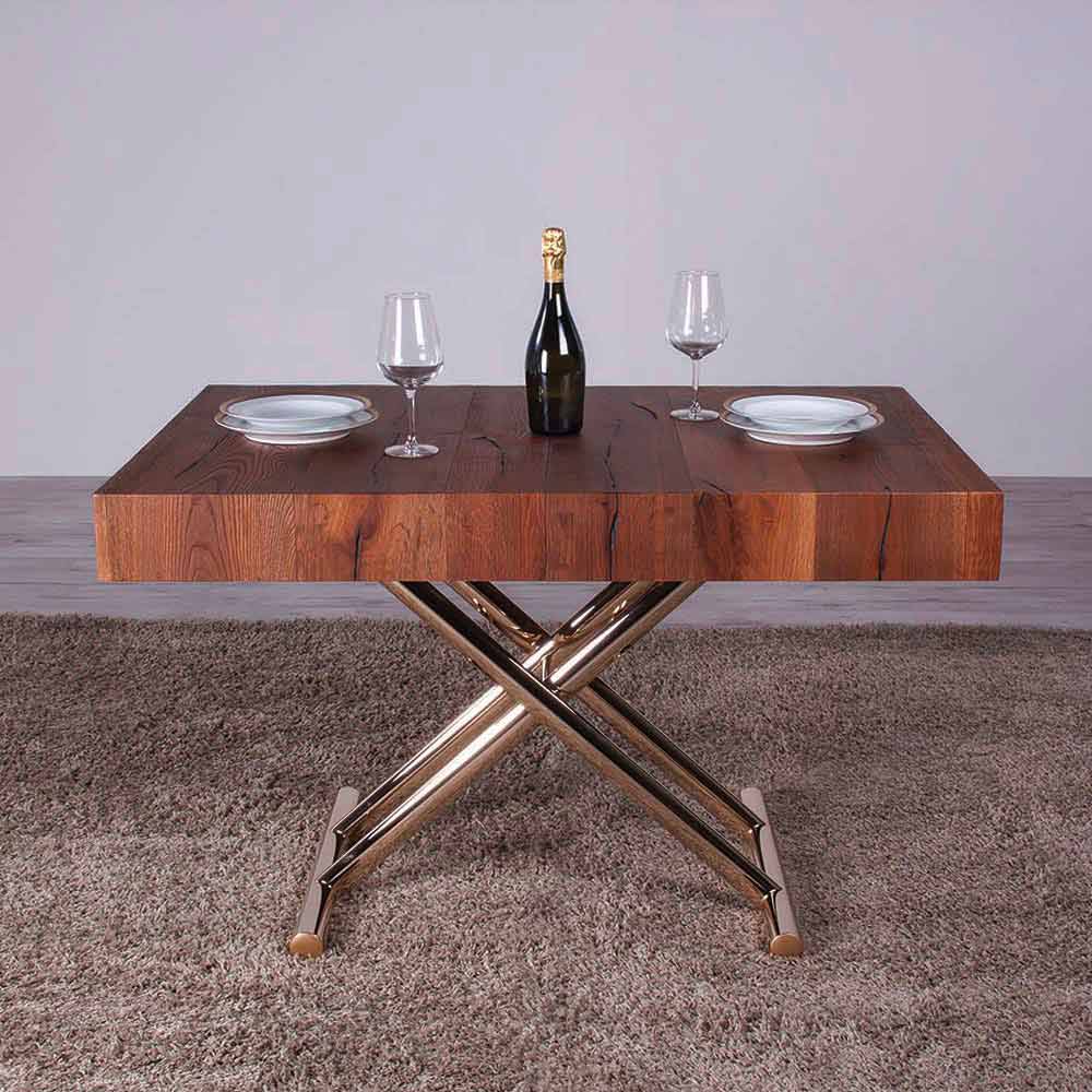 højt løbetur auroch Design sofabord, der kan konverteres til et spisebord fremstillet i Italien