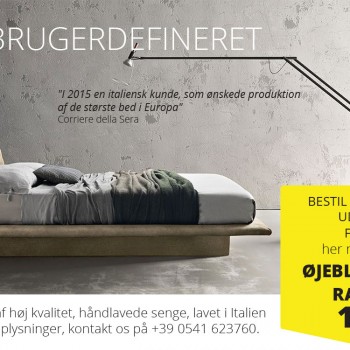 Anmod om din seng på Måling - 100% Made in Italy
