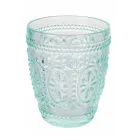 12 vandglas 300 ml i glas i 4 forskellige blå nuancer - kometer Viadurini