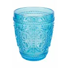 12 vandglas 300 ml i glas i 4 forskellige blå nuancer - kometer Viadurini