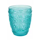 12 vandglas 300 ml i glas i 4 forskellige blå nuancer - kometer Viadurini