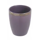 12 stentøjsvandglas 320 ml med gylden kontur - Bibol Viadurini