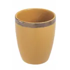 12 stentøjsvandglas 320 ml med gylden kontur - Bibol Viadurini