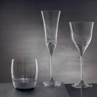 12 Low Tumbler-briller til vand med guld-, platin- eller bronzeblad - Soffio Viadurini