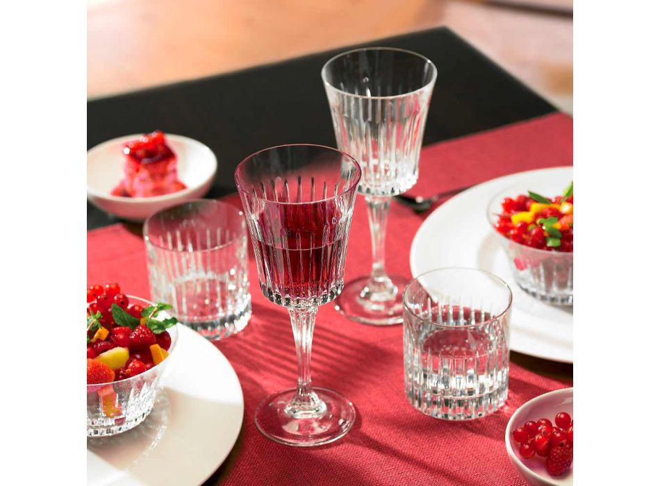 12 luksus økologiske krystalvand cocktail vinglas - Senzatempo Viadurini