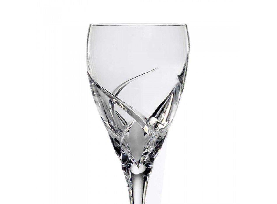 12 luksuriøse design vinsmagningsbriller i øko-krystal - Montecristo