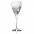 12 håndindrettede hvide vinglas i luksus økologisk krystal - Voglia