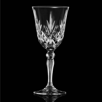 12 glas vin, vand, cocktail i økologisk krystal vintage stil - Cantabile