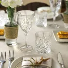 12 glas vin, vand, cocktail i økologisk krystal vintage stil - Cantabile Viadurini