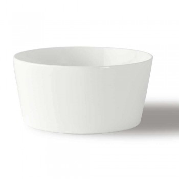 12 Modern design hvid porcelænsis eller frugtkopper - Egle