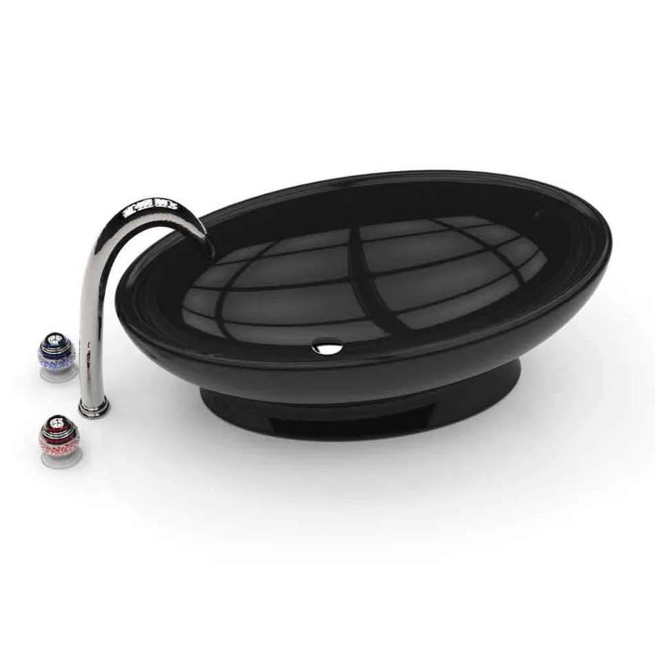 Badeværelsesvask Design Æg Lavet i Italien Viadurini