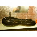 Moderne design sort eller fuchsia Goldline stående håndvask