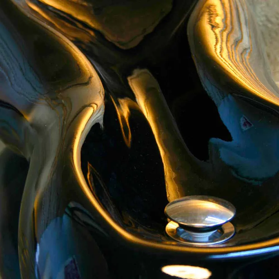 Goldline Moderne Design Håndvask Made In Italy Viadurini