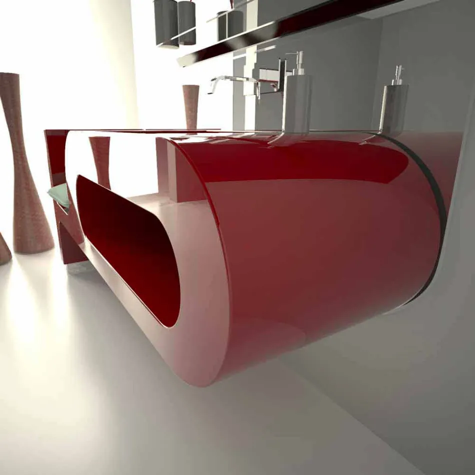 Garfish Bathroom Design Sink Lavet i Italien Viadurini
