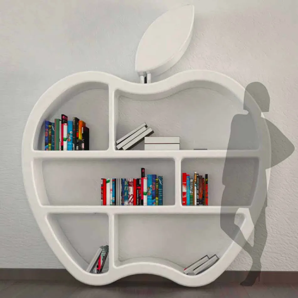 Gluttony Modern Design Bogreol Made in Italy Viadurini