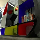 Shelley Moderne Bogreol Made In Italy Viadurini