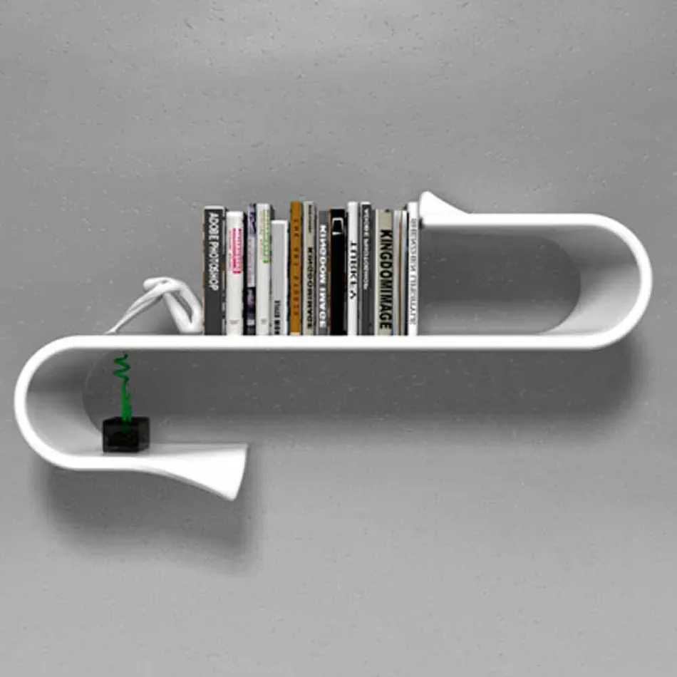 Moderne Designhylde Waveshelf Lavet i Italien Viadurini