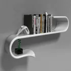 Moderne Designhylde Waveshelf Lavet i Italien Viadurini