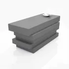 Alford Design Kontor Skrivebord Made in Italy Viadurini