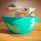 Moderne Office Desk Boomerang Lavet i Italien Viadurini