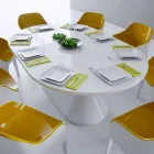 Skrivebord Office Design Frokostbord Made in Italy Viadurini