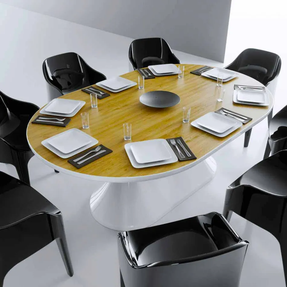 Skrivebord Office Design Frokostbord Made in Italy Viadurini
