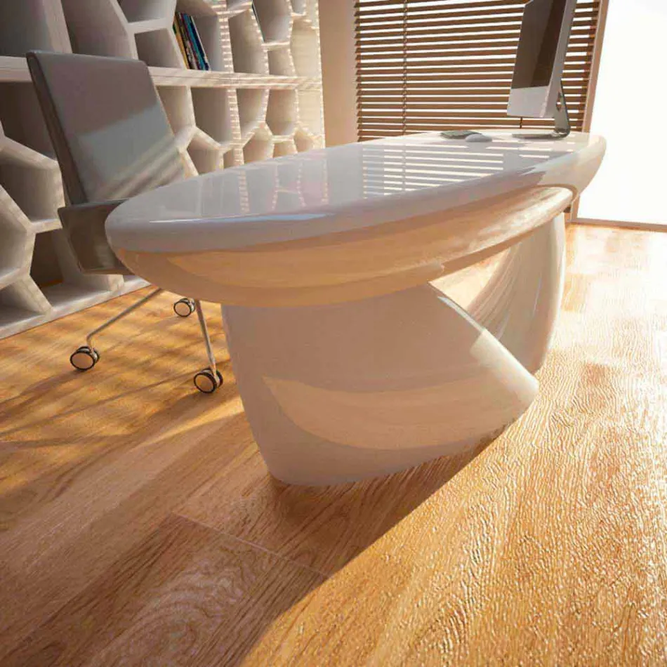 Sofstone Design Office Desk Made in Italy Viadurini