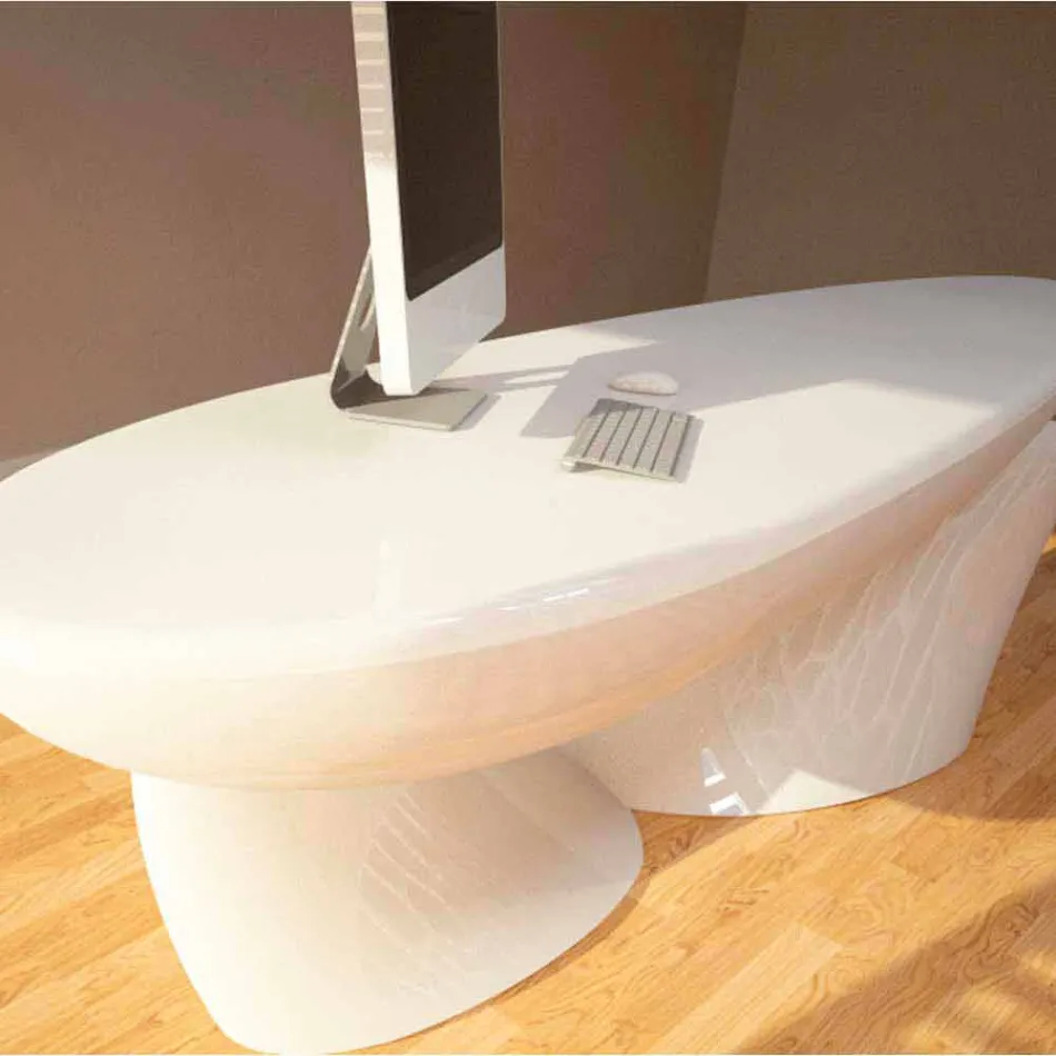 Sofstone Design Office Desk Made in Italy Viadurini