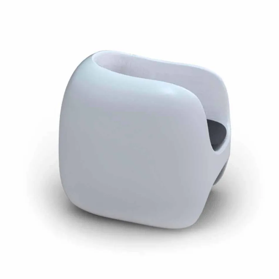 Moderne Design Lænestol Apple Made in Italy Viadurini