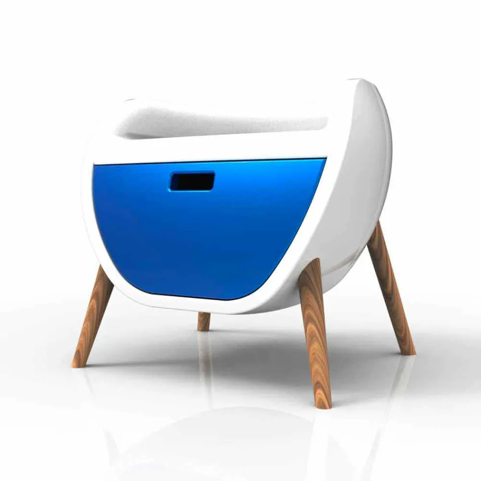 Moderne Sengebord Design Gauche Lavet i Italien Viadurini