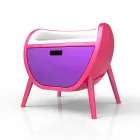 Moderne Sengebord Design Gauche Lavet i Italien Viadurini