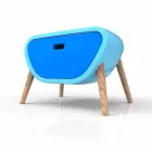 Moderne Sengebord Design Lille Gauche Lavet i Italien Viadurini