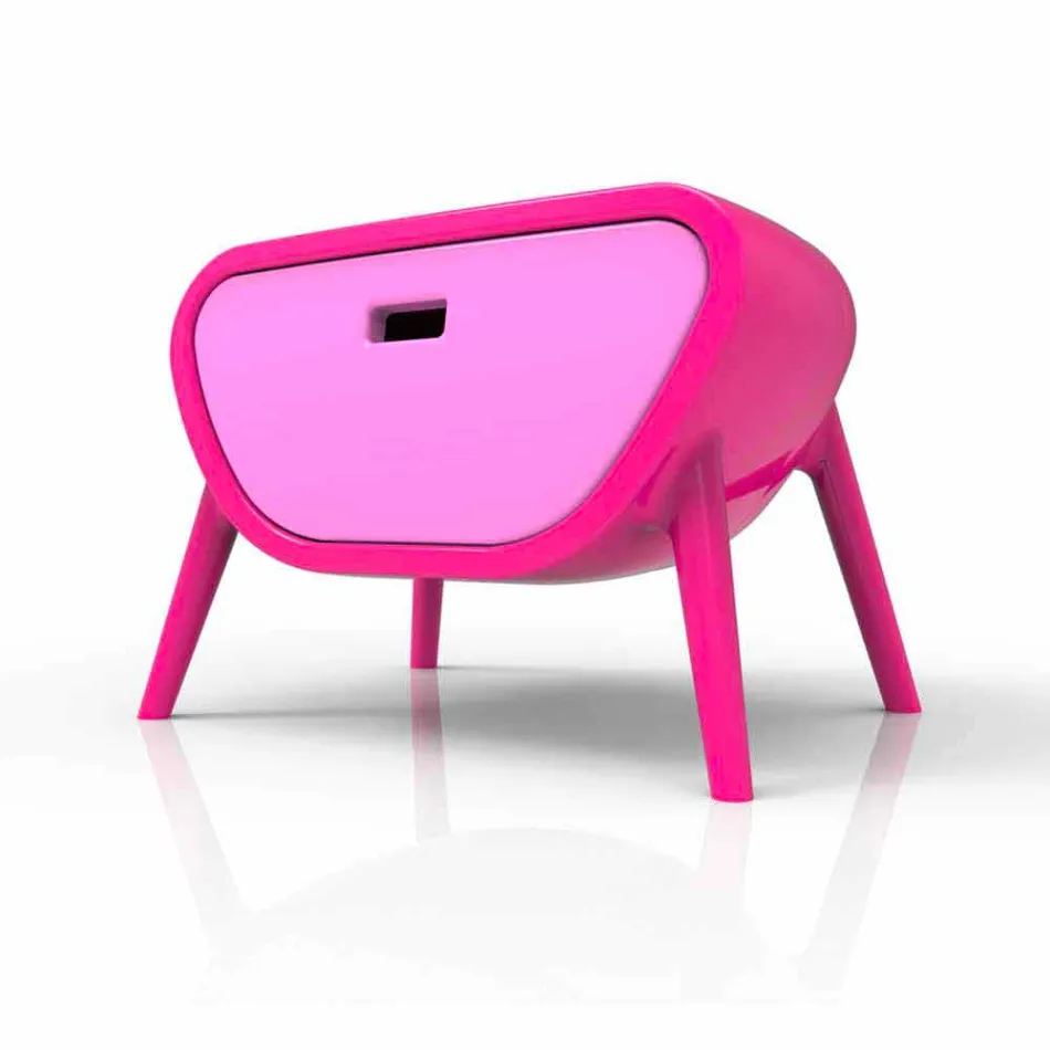 Moderne Sengebord Design Lille Gauche Lavet i Italien Viadurini