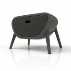 Moderne Sengebord Design Lille Gauche Lavet i Italien Viadurini