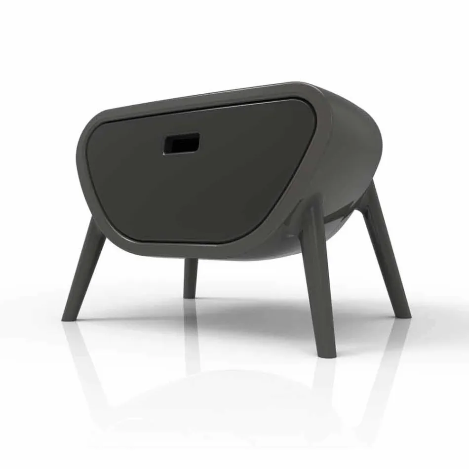 Moderne Sengebord Design Lille Gauche Lavet i Italien Viadurini