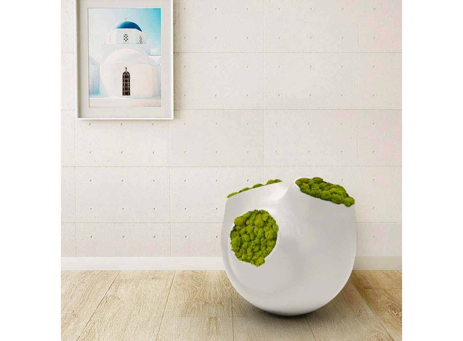 Dekorativ Moon Design Vase Lavet i Italien Viadurini