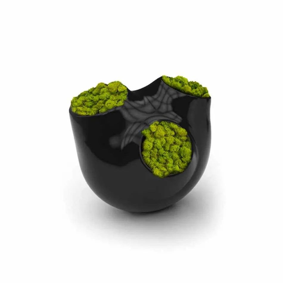 Dekorativ Moon Design Vase Lavet i Italien Viadurini