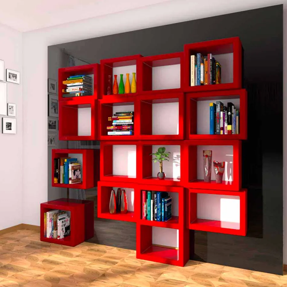 Design Fra011 Bogreol Made in Italy Viadurini