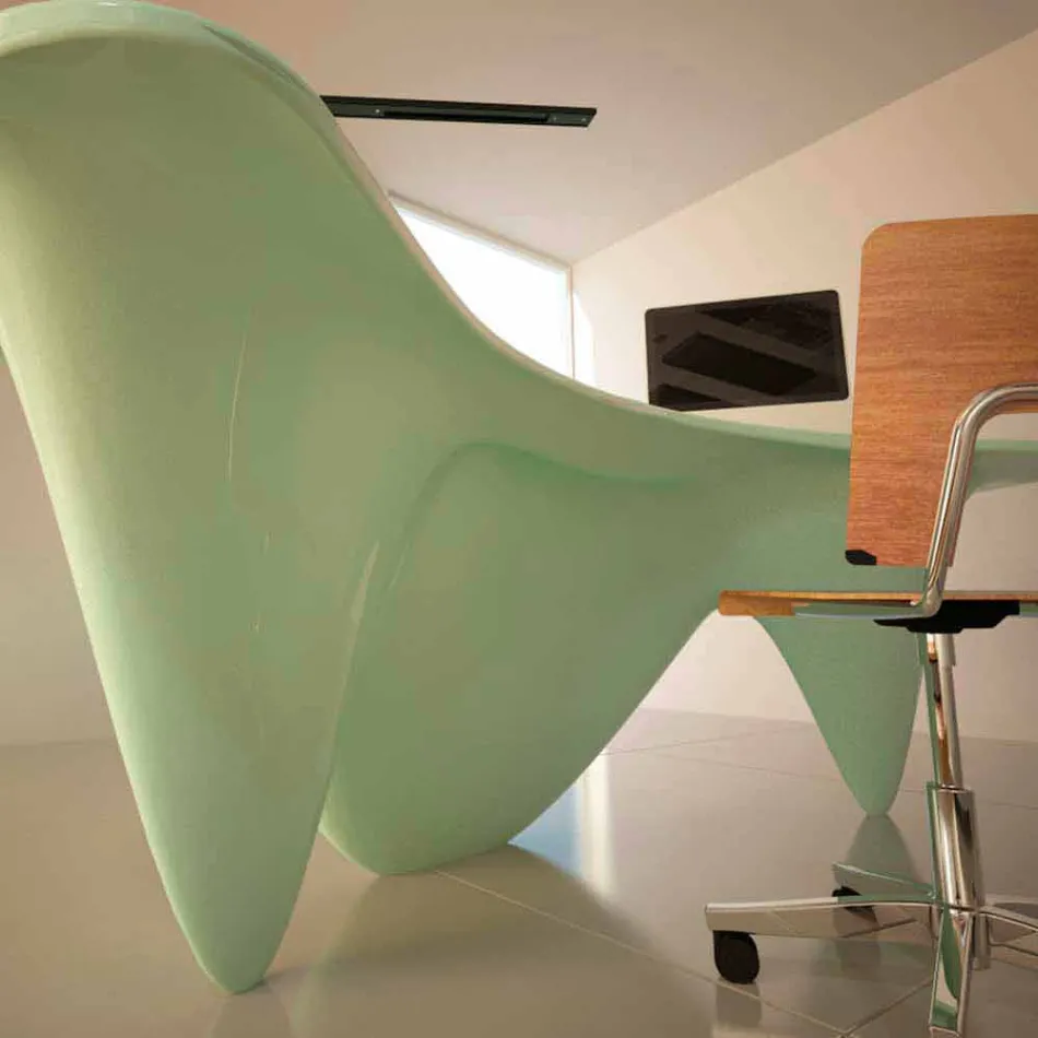 Sinuous Made in Italy Kontor Møbler Skrivebord Viadurini