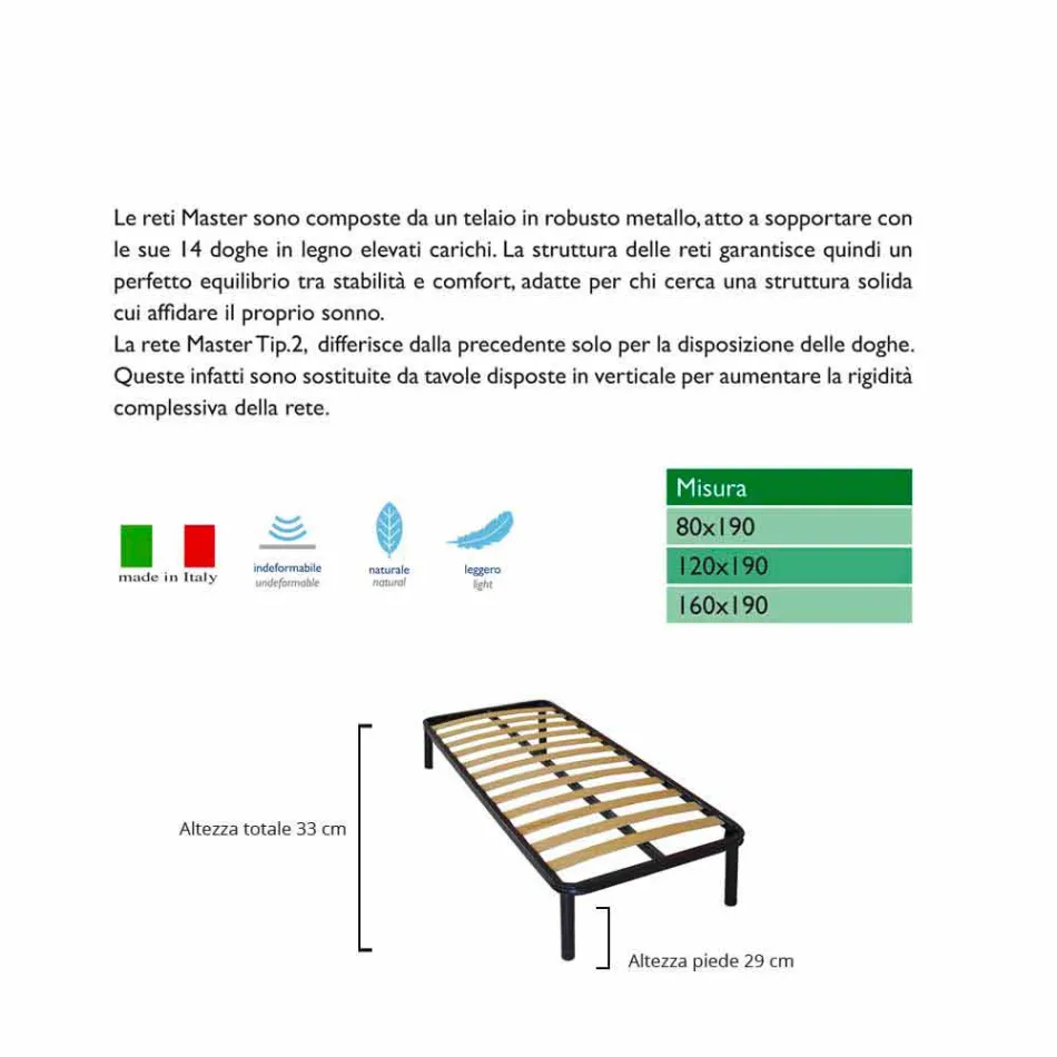Netværk Bio Comfort 1 og en halv rude Viadurini