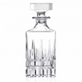 2 Crystal Whisky-flasker med Made in Italy Design Cap - Fiucco