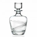2 Eco Crystal Whisky flasker håndlavet i Italien - cyklon