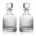 2 whiskyflasker med miljøvenlig krystalhætte Vintage Design - taktil Viadurini