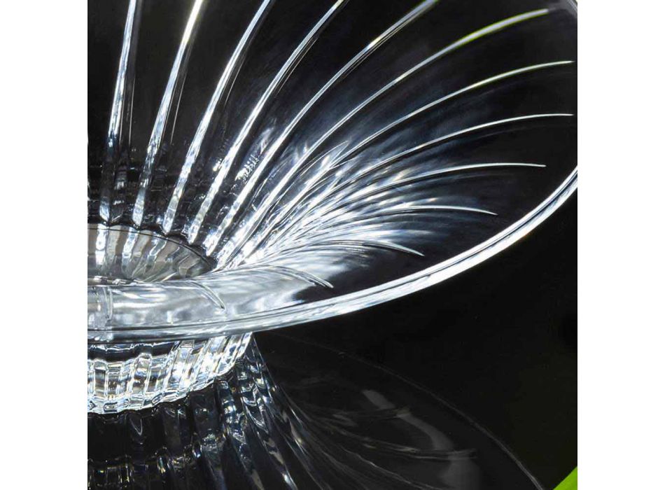 2 Ultraclear Superior Sound Glass Centerpiece Luksus og design - Senzatempo Viadurini