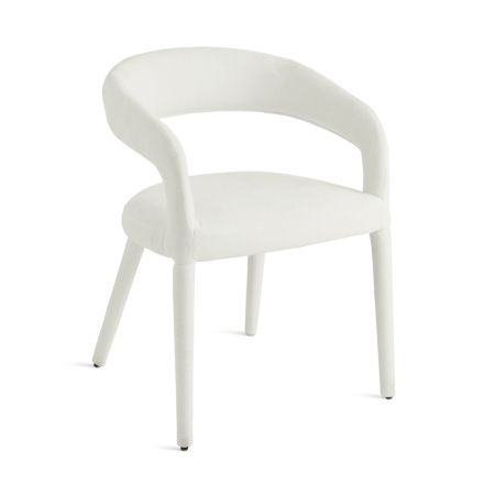 2 polstrede lænestole i Bouclè-stof med betrukket stel - Domenica Viadurini