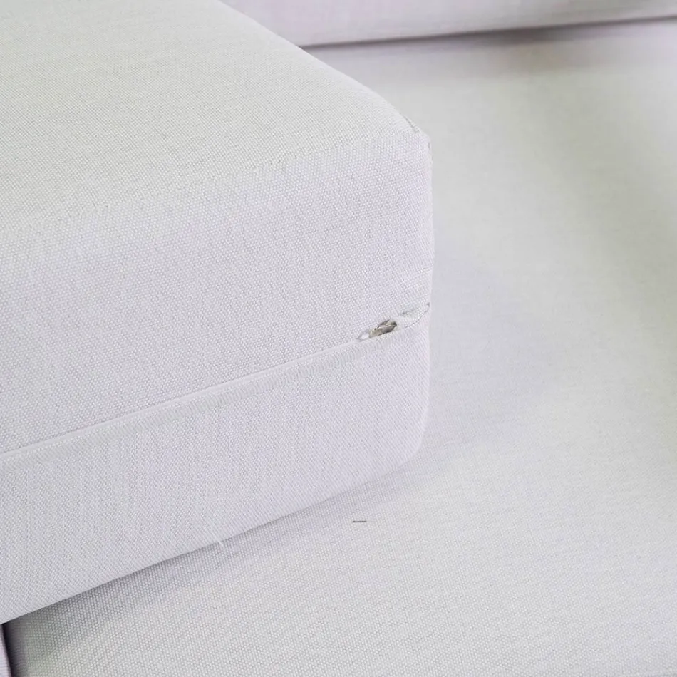 2 lænestole med aluminiumsbord med termotransfer-træeffekt - Camper Viadurini