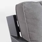 2 havelænestole i aluminium og stof sædehynder - spids Viadurini