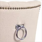 2 moderne linnestole med egetræsstruktur Homemotion - Barna Viadurini