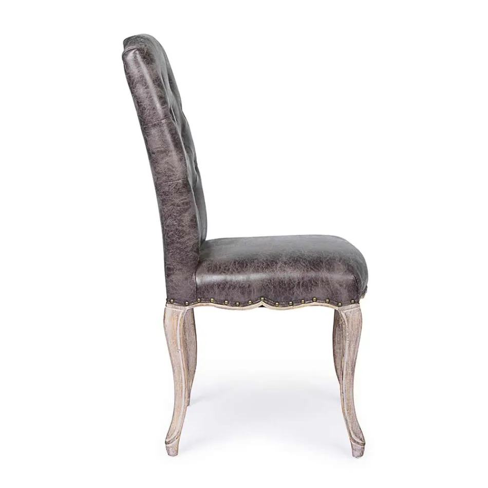 2 spisestuestole med polstret og polstret sædehæmning - mani Viadurini