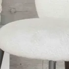 2 stole lavet af grafitmetal med Bliss-stofsæde - Lunea Viadurini